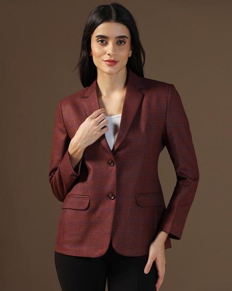 Buy Red Blazers Waistcoats for Women by TAHVO Online