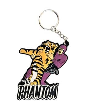 Phantom & Tiger Rubber Keychain-image-1