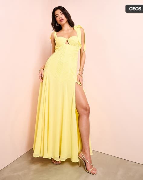 tie shoulder dress asos