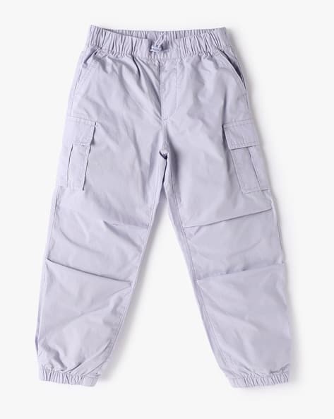 Girls Relaxed Fit Cargo Parachute Pants