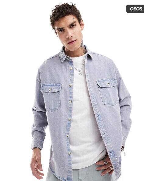 asos denim top