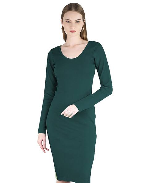 Buy Bottle Green Dresses for Women by Artyska Online