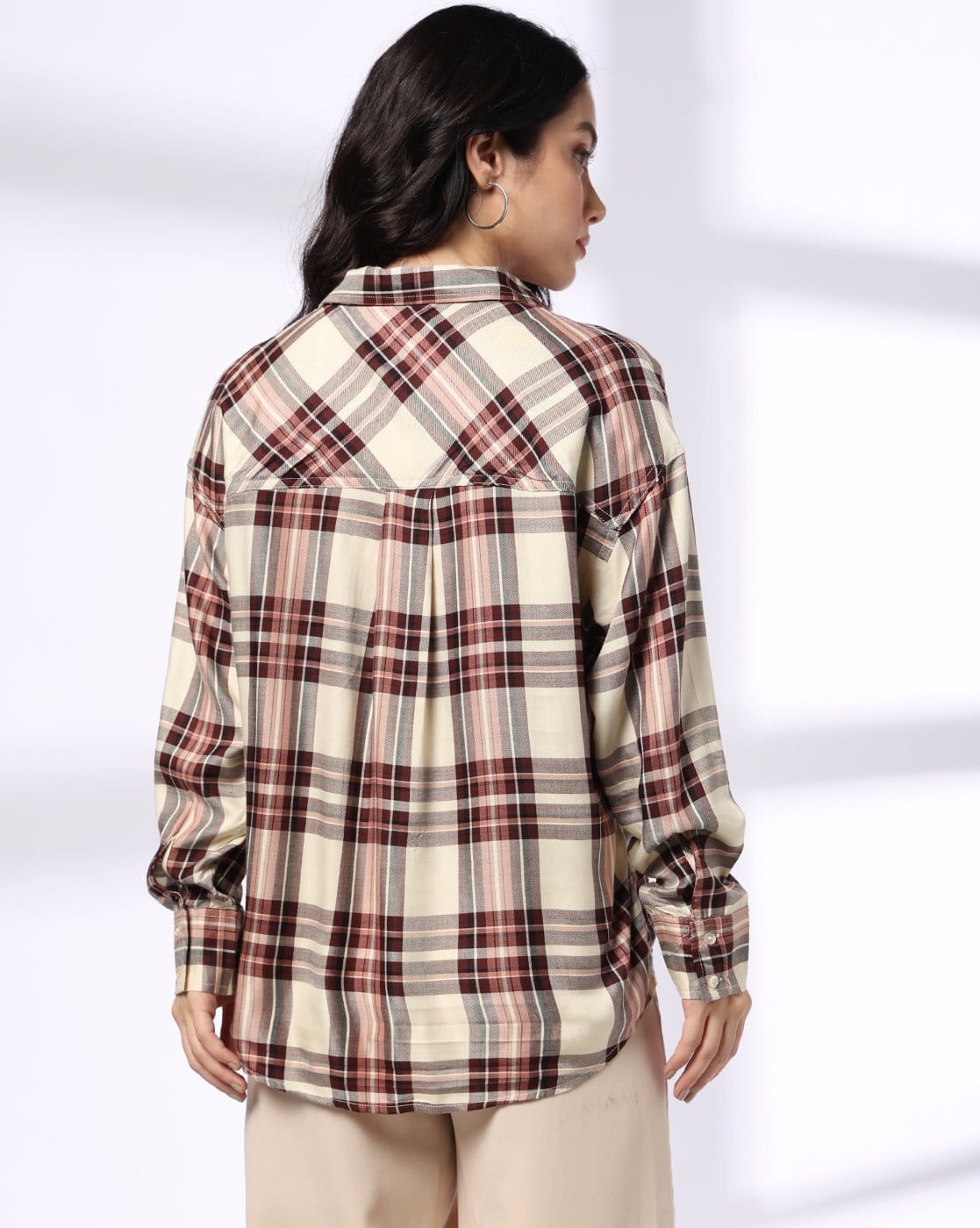 Buy Brown Shirts for Women by DNMX Online | Ajio.com