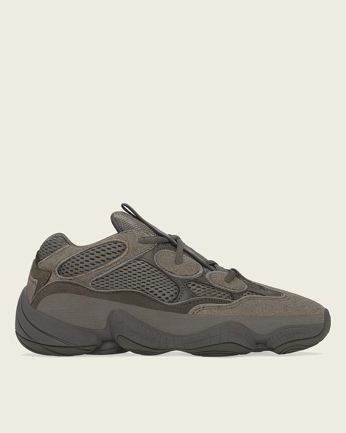 Buy ADIDAS Yeezy 500 Lace-Up Shoes | Brown Color Men | AJIO LUXE