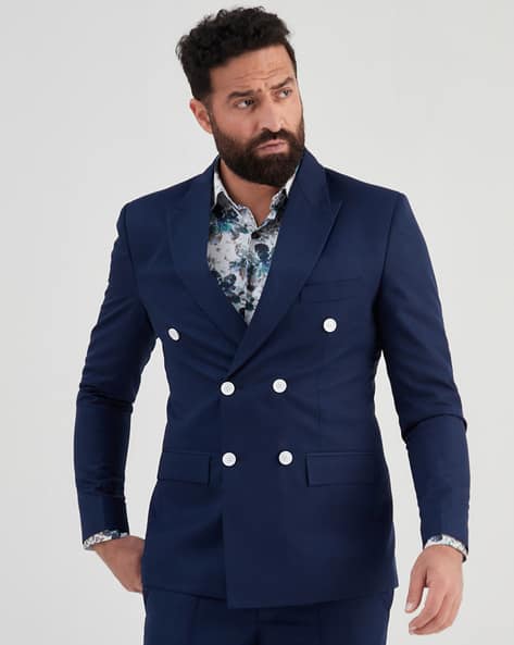 Slim Fit Double-Breasted Blazer