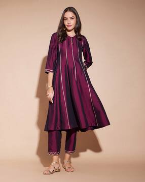 pink fort Women Pant-Suit Set-picture-51