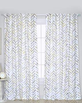tranquebar home Set of 2 Printed Door Curtains with Back Tab-picture-13