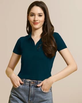 fabflee x ag Women Ribbed Regular Fit Top-picture-39