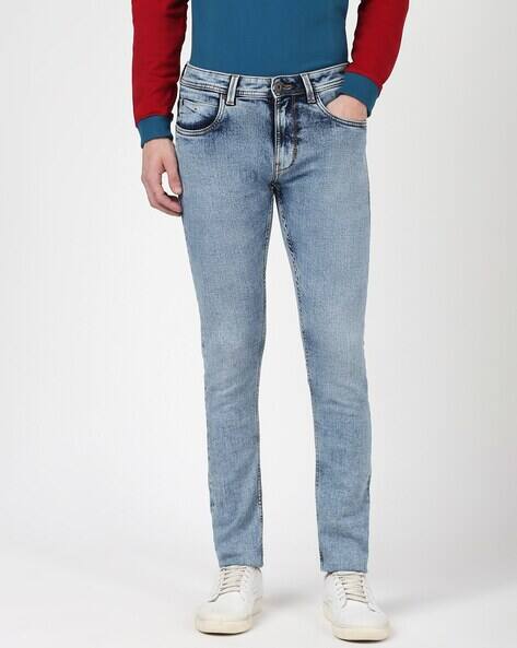 PETER ENGLAND CASUALS Men Mid-Wash Skinny Fit Jeans Jeans