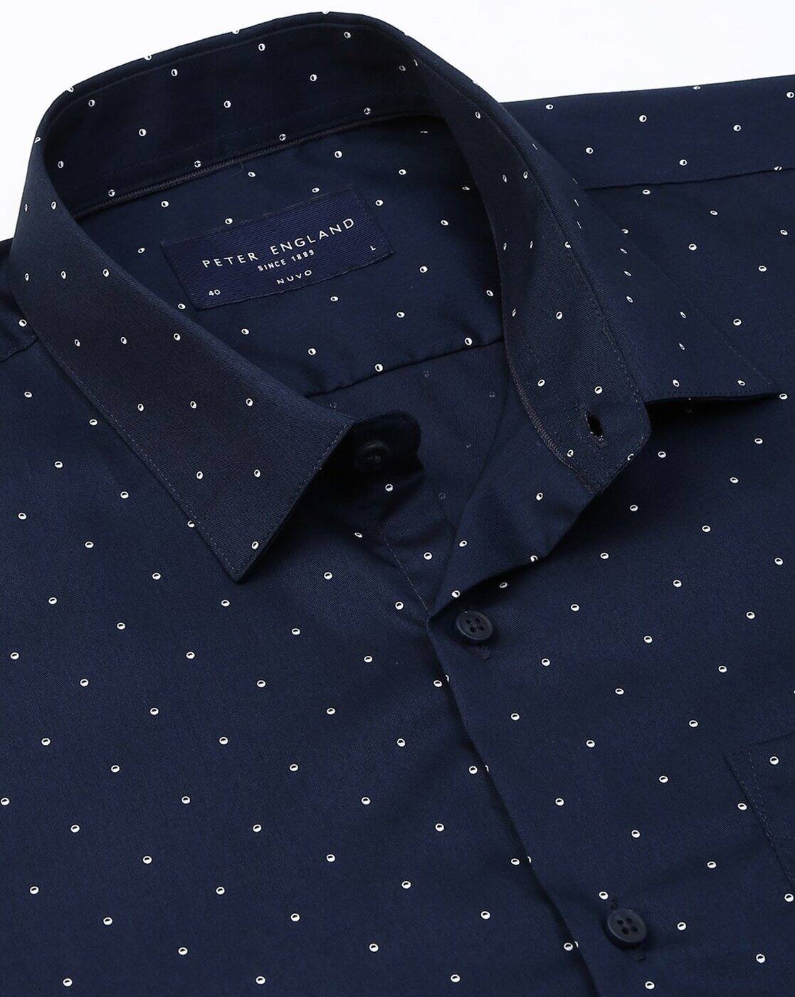 Buy Navy Blue Shirts for Men by PETER ENGLAND Online