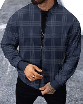 eyebogler Men Checkered Regular Fit Sweatshirt-picture-11