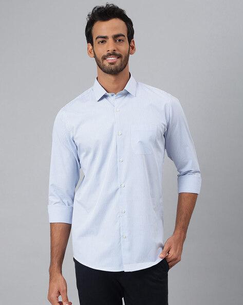 Mr Button Striped Slim Fit Shirt