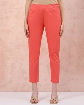 rangriti Women Straight Fit Pants with Semi-Elasticated Waist-picture-50