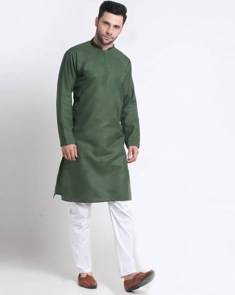 Men Cotton Kurta Set