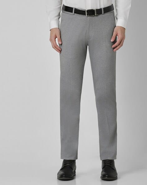 Buy Grey Trousers Pants for Men by PETER ENGLAND Online