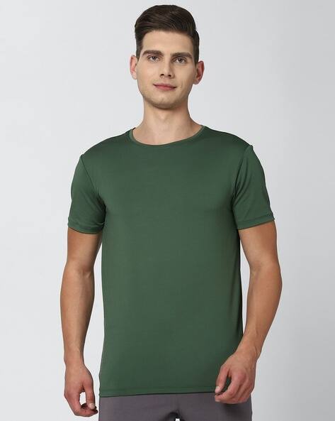 PETER ENGLAND CASUALS Men Extra Slim Fit Crew- Neck T-Shirt