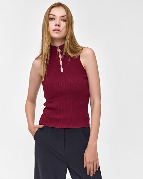 Buy Wine Sweaters Cardigans for Women by Cover Story Online