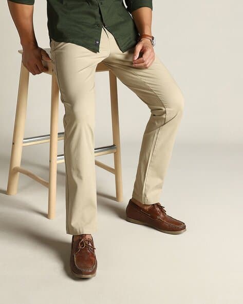 Buy Beige Trousers Pants for Men by DOCKERS Online