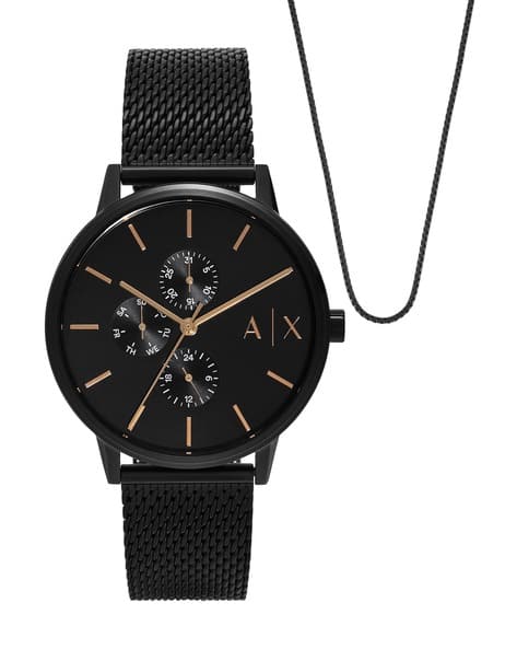 ARMANI EXCHANGE Men Water-Resistant Chronograph Watch-AX7162SET