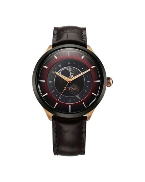 Buy TITAN Men Stellar Caleum Sun Moon Phase Analogue Watch