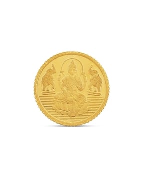 Yellow Gold Lakshmi Coin-image-44