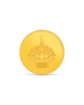 Yellow Gold Ayodhya Coin-image-18