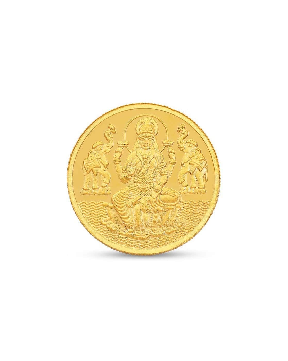 KALYAN JEWELLERS 5 Gm 24Kt For Women (999, FreeSize) Yellow Gold Lakshmi Coin For Women (Yellow Gold, FreeSize)