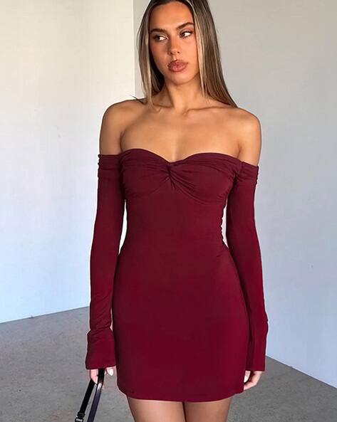 Buy Burgundy Dresses for Women by Lulu & Sky Online | Ajio.com Buy Burgundy Dresses for Women by Lulu & Sky Online | Ajio.com