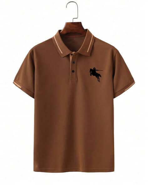 Men Polo Collar T-shirt