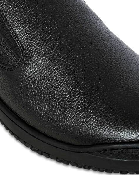 Buy Allen Cooper Men Genuine Leather Slip-On Shoes Online | Ajio.com