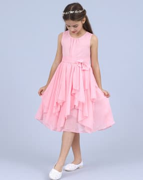 avsar trendz Girls Colour-block Fit and Flare Dress-picture-43