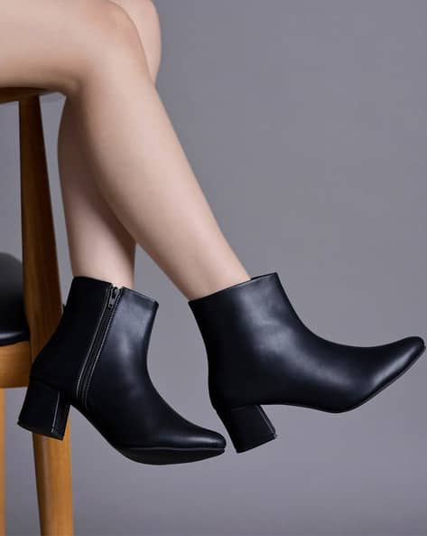 Buy Black Boots for Women by Shoetopia Online
