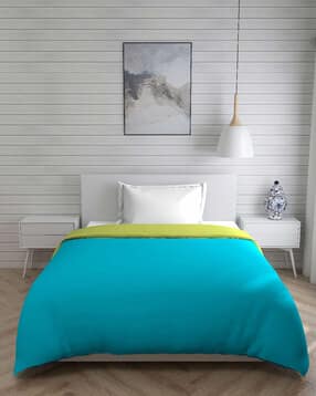 Layers Savona Blue & Lime Single Size Reversible Comforter-picture-53
