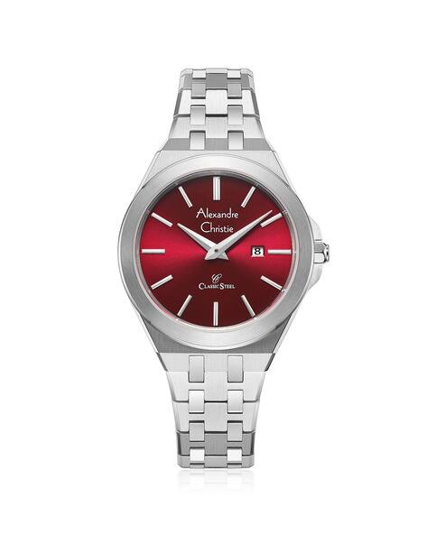 Alexandre Christie Women Classic Analogue Stainless Steel Watch- 8700LDBSSRE