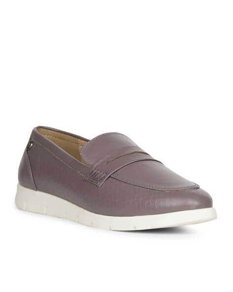 Bata Women Patterned Slip-On Penny Loafers