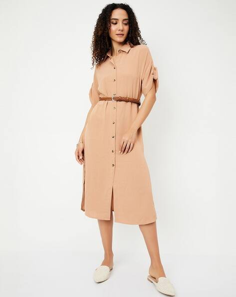 Buy BEIGE Dresses for Women by MAX Online | Ajio.com