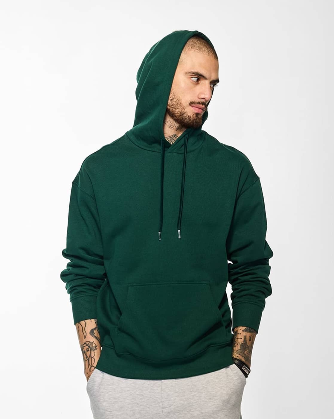 Buy dark-green Sweatshirt Hoodies for Men by Snitch Online