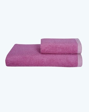 Set of 2Solid Pure Organic Bamboo Towel Set-image-46