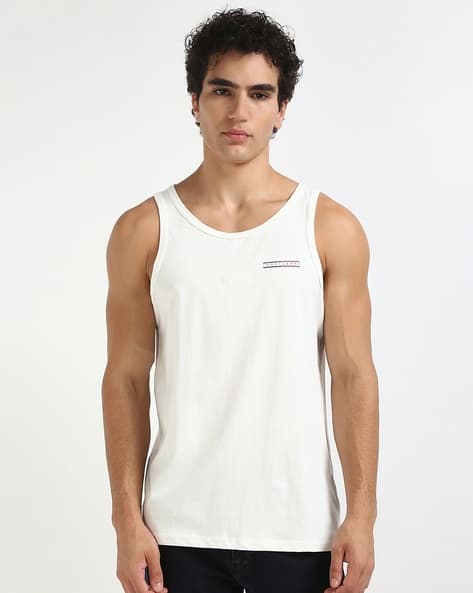 Buy Ecru Vests for Men by TOMMY HILFIGER Online