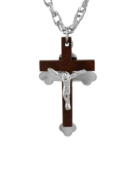 Memoir Cross Mark Pendant with Link Chain