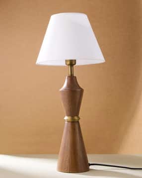 fabindia Cotton Cutwork Flower Tapered Drum Lampshade-picture-38