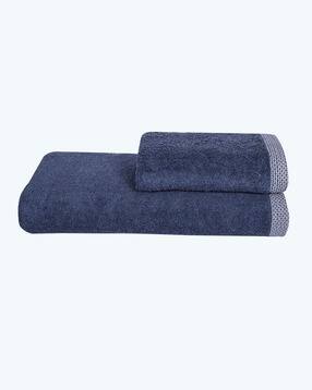 rangoli Set of 2Solid Pure Organic Bamboo Towel Set-picture-31