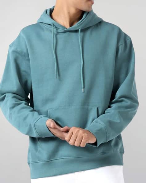 Teal Topman Hoody Topman Green And White Men's Hoodie Medium