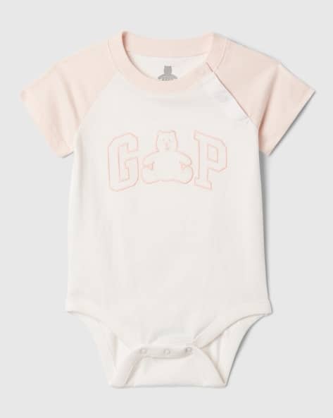 Buy Pink White Rompers Onesies for Infants by Gap Kids Online