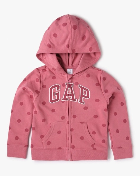 Gap Kids Girls Logo Embroidered Hoodie