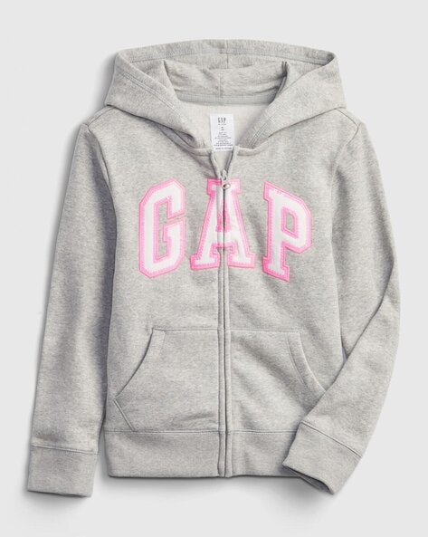 Gap Kids Girls Logo Embroidered Hoodie