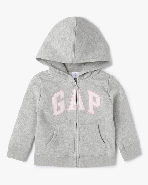 Gap Kids Heathered Zip-Front Hoodie