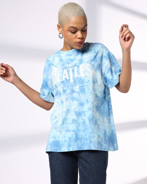 Buy Blue Tshirts for Women by DNMX Online