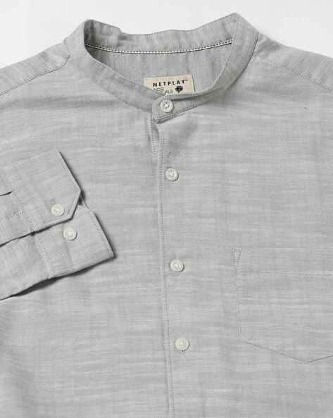 Buy Grey Shirts for Men by NETPLAY Online | Ajio.com