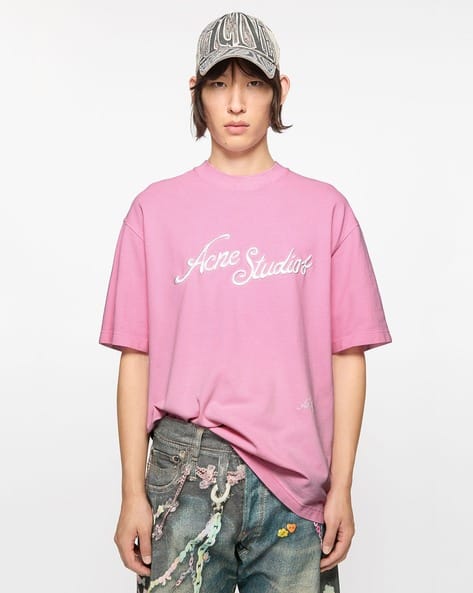 Buy Acne Studios Exford U Heart Relaxed Fit Crew-Neck T-Shirt